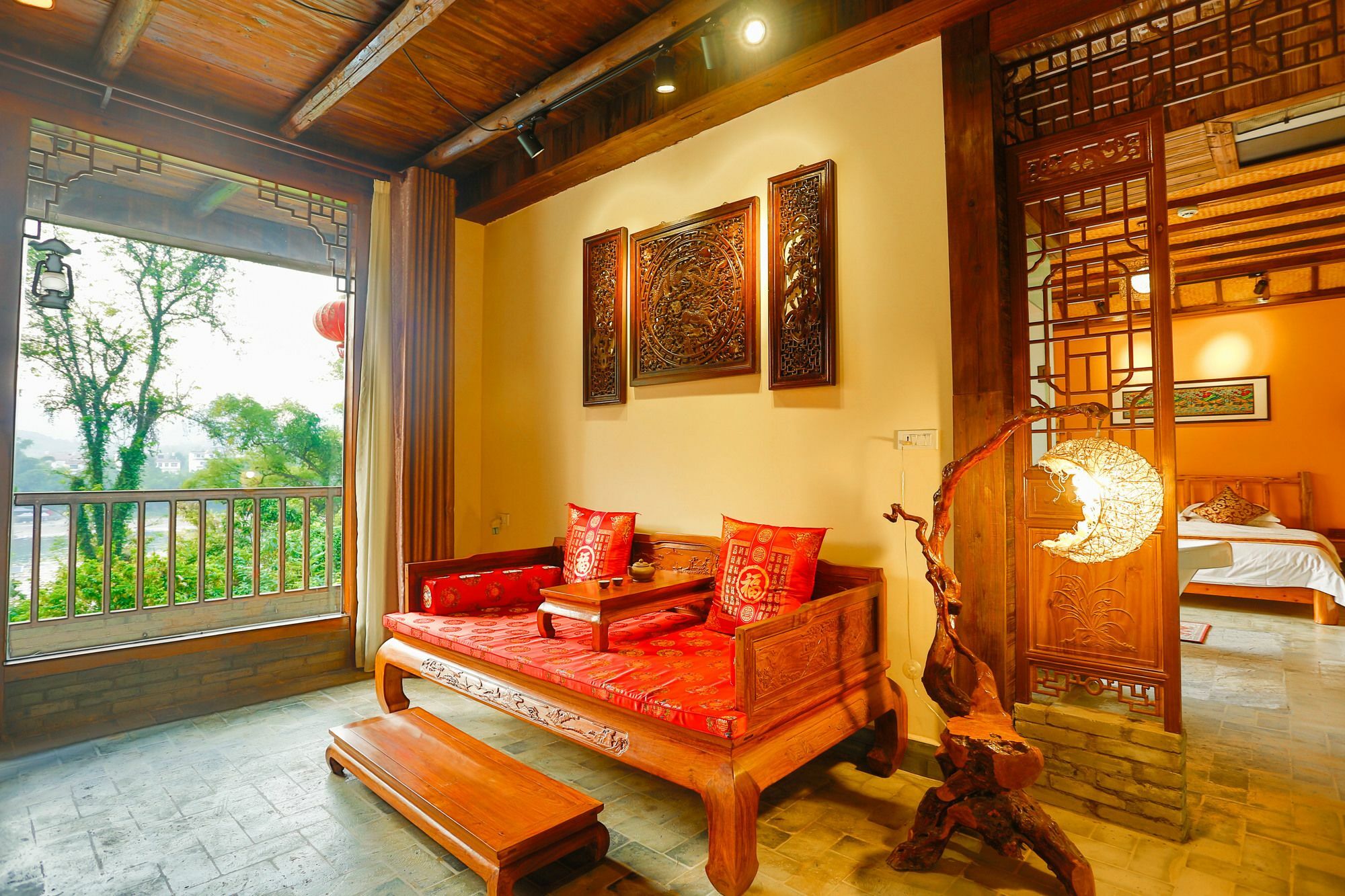 Yangshuo River Lodge Hotel ภายนอก รูปภาพ